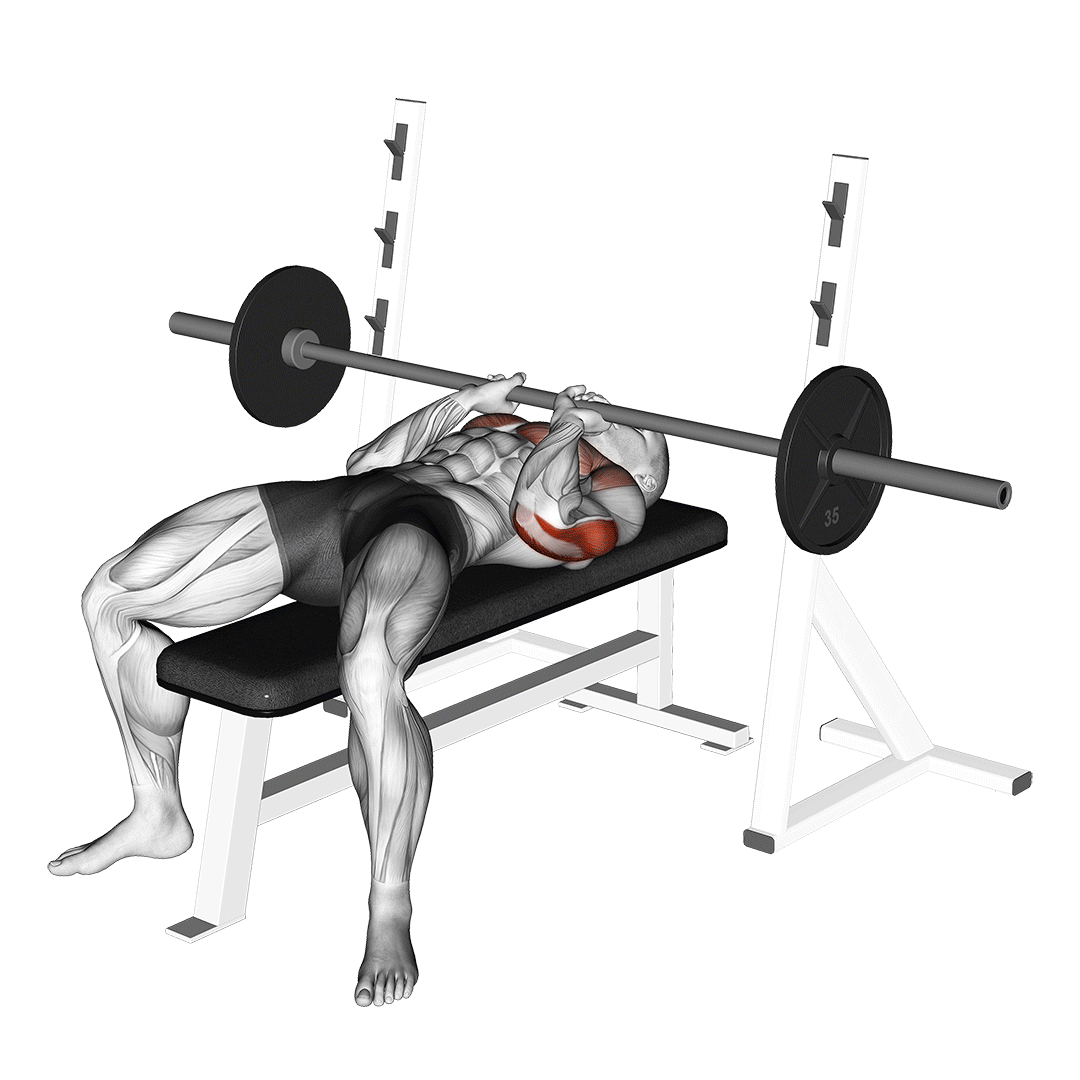 Barbell Close-Grip Bench Press demo