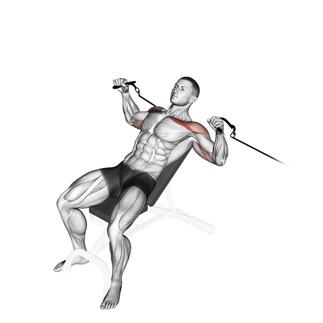 Cable Incline Bench Press demo