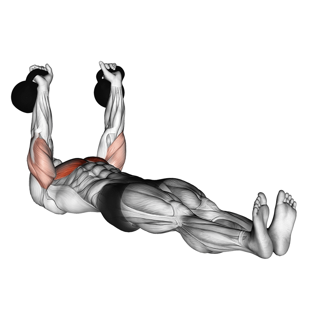Kettlebell Alternating Press On Floor demo