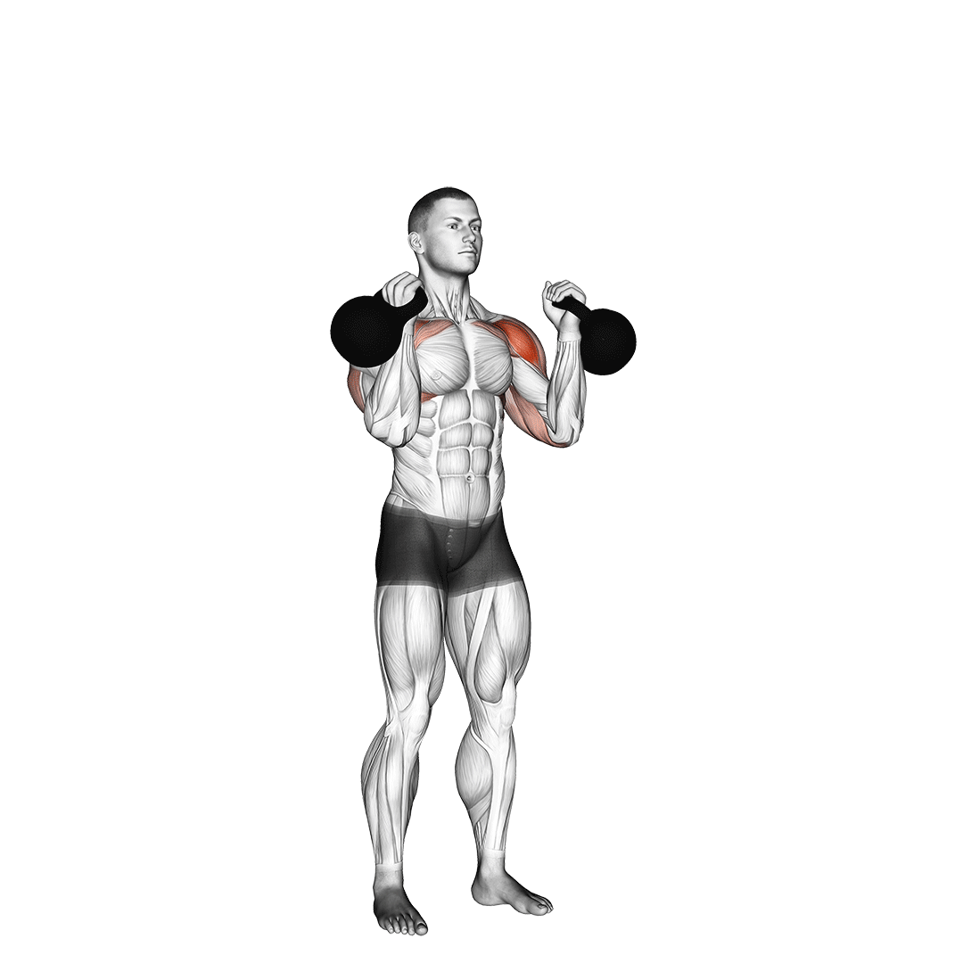 Kettlebell Alternating Press demo
