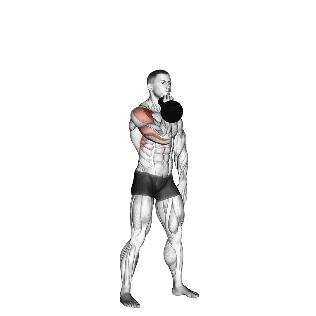 Kettlebell Arnold Press demo