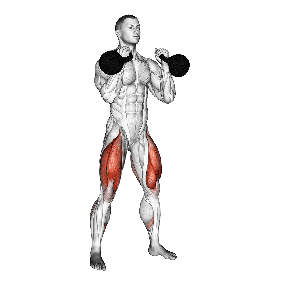 Kettlebell Front Squat demo