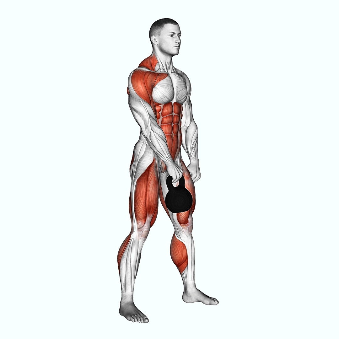 Kettlebell Hang Clean demo