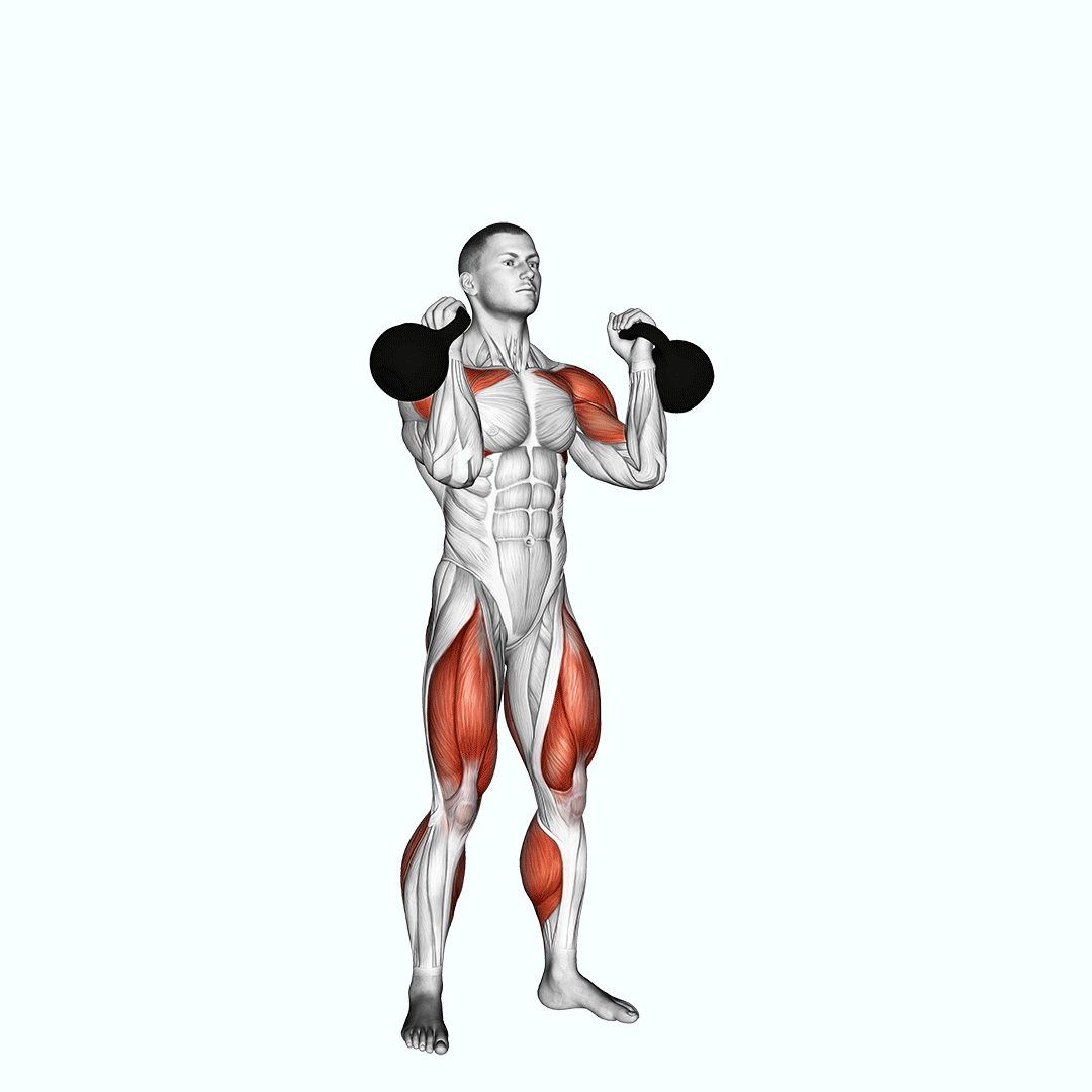Kettlebell Thruster demo