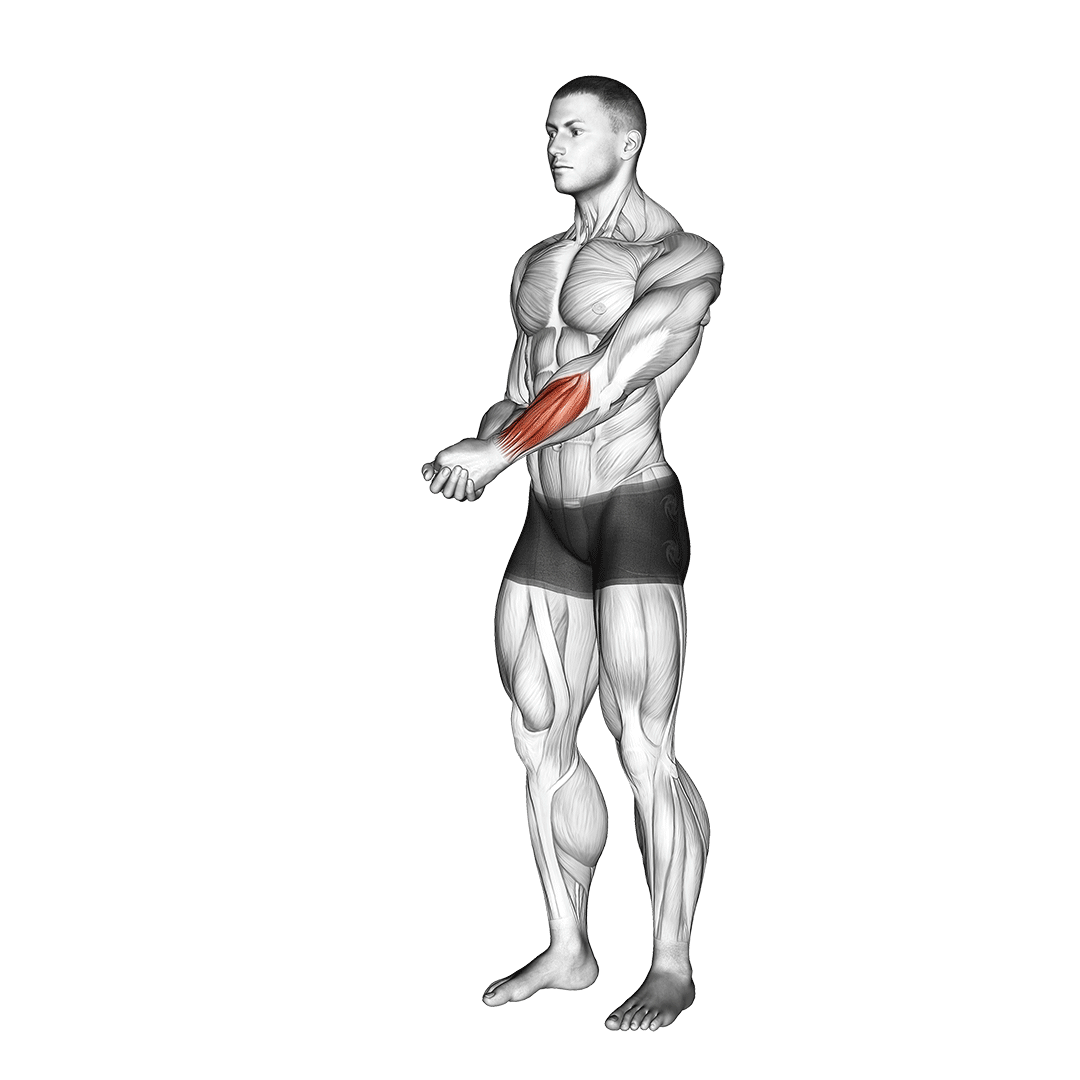 Side Wrist Pull Stretch demo