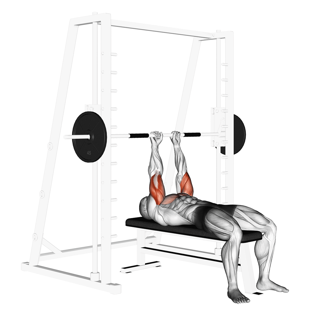 Smith Close-Grip Bench Press demo
