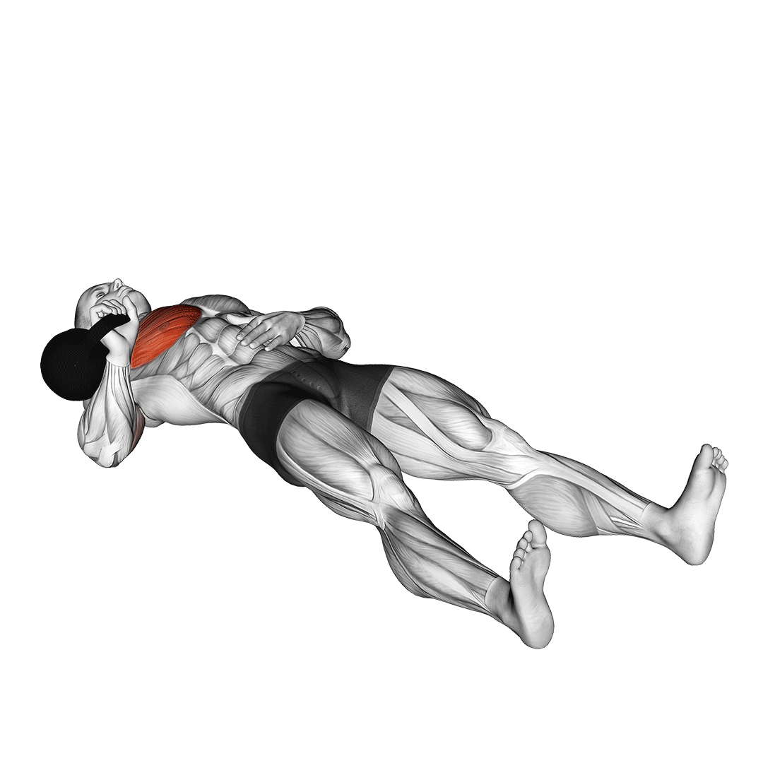 Kettlebell One Arm Floor Press demo
